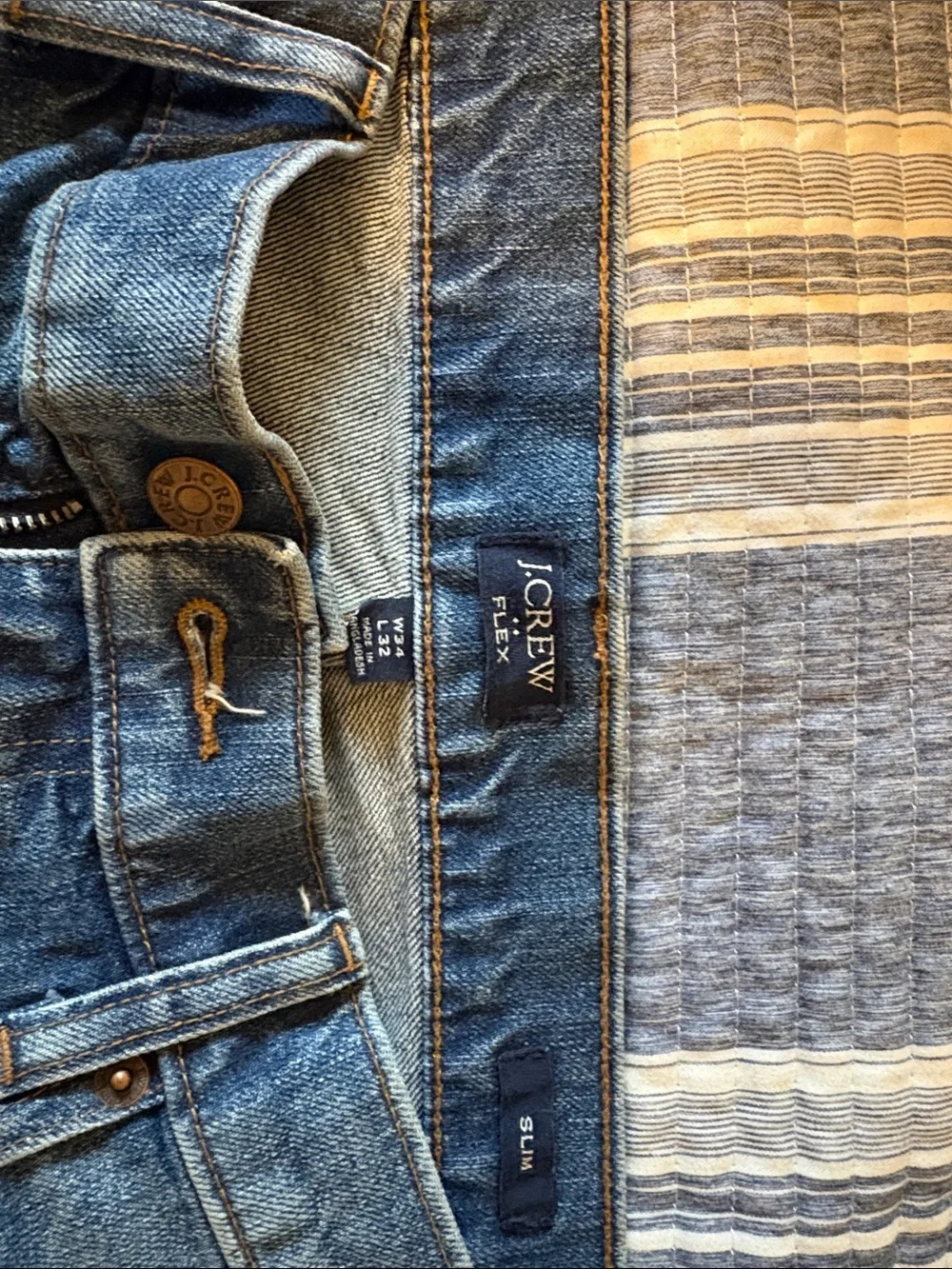 J. Crew Blue Denim Slim Jeans